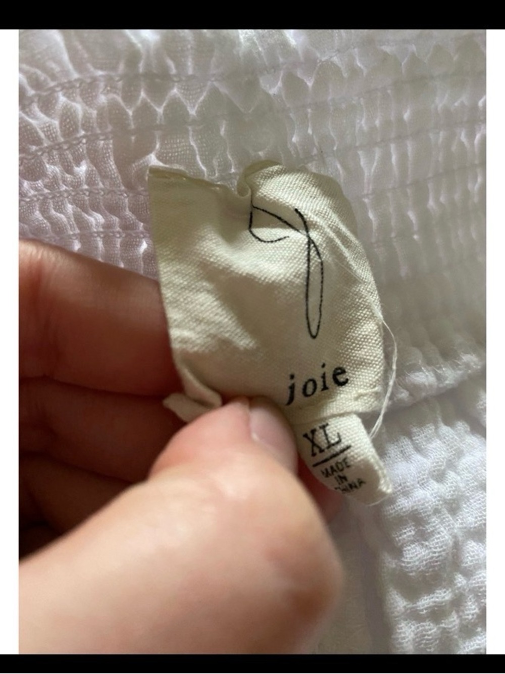 Anthropologie Joie White Textured Gauze Shorts - Picture 5 of 5